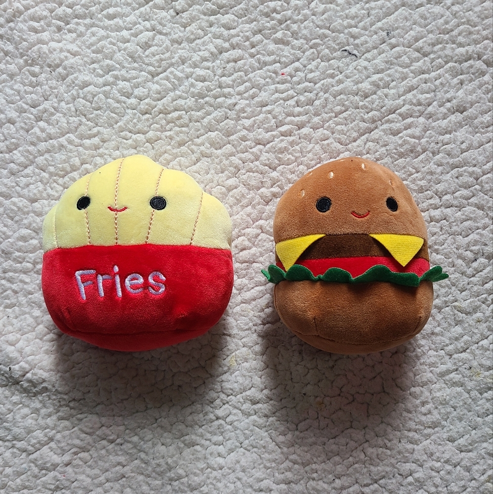 SQUISHMALLOWS hamburger and french fries 5 inch
